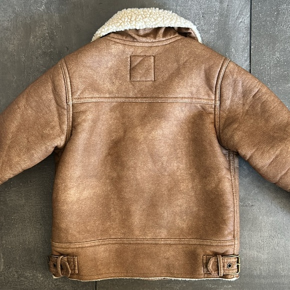 Gap Kids sherpa lined aviator bomber jacket - Picture 2 of 2